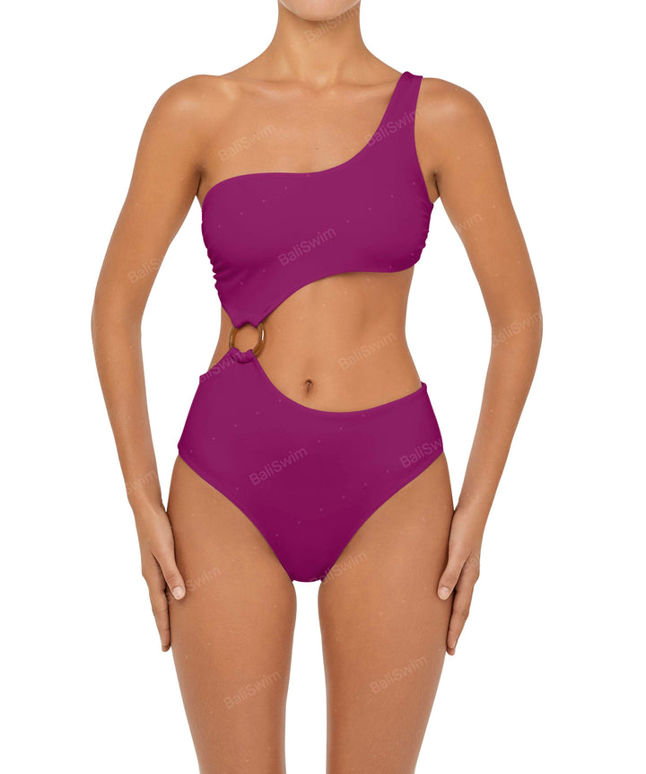BSWS-S51 Asymmetrical Side Cutout O-Ring One Piece