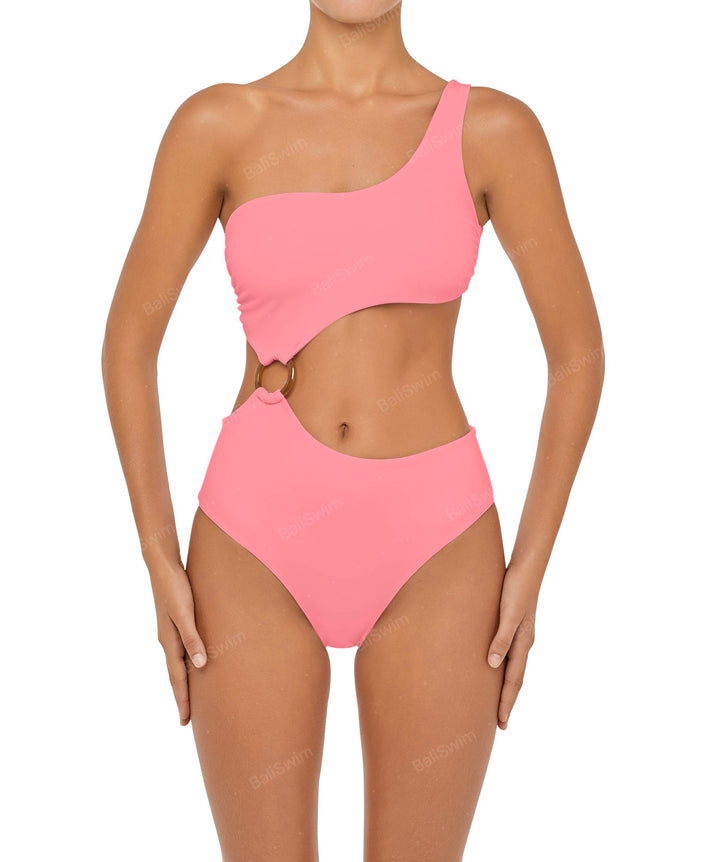 BSWS-S51 Asymmetrical Side Cutout O-Ring One Piece