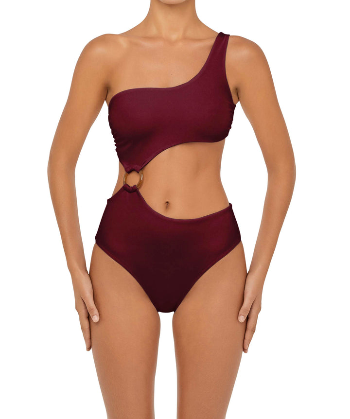 BSWS-S51 Asymmetrical Side Cutout O-Ring One Piece