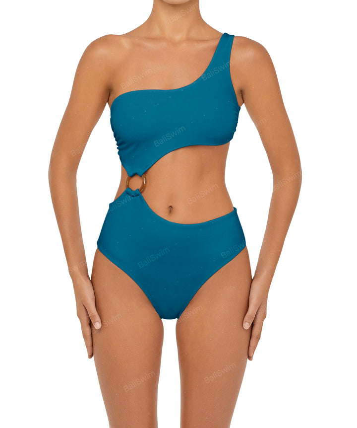 BSWS-S51 Asymmetrical Side Cutout O-Ring One Piece