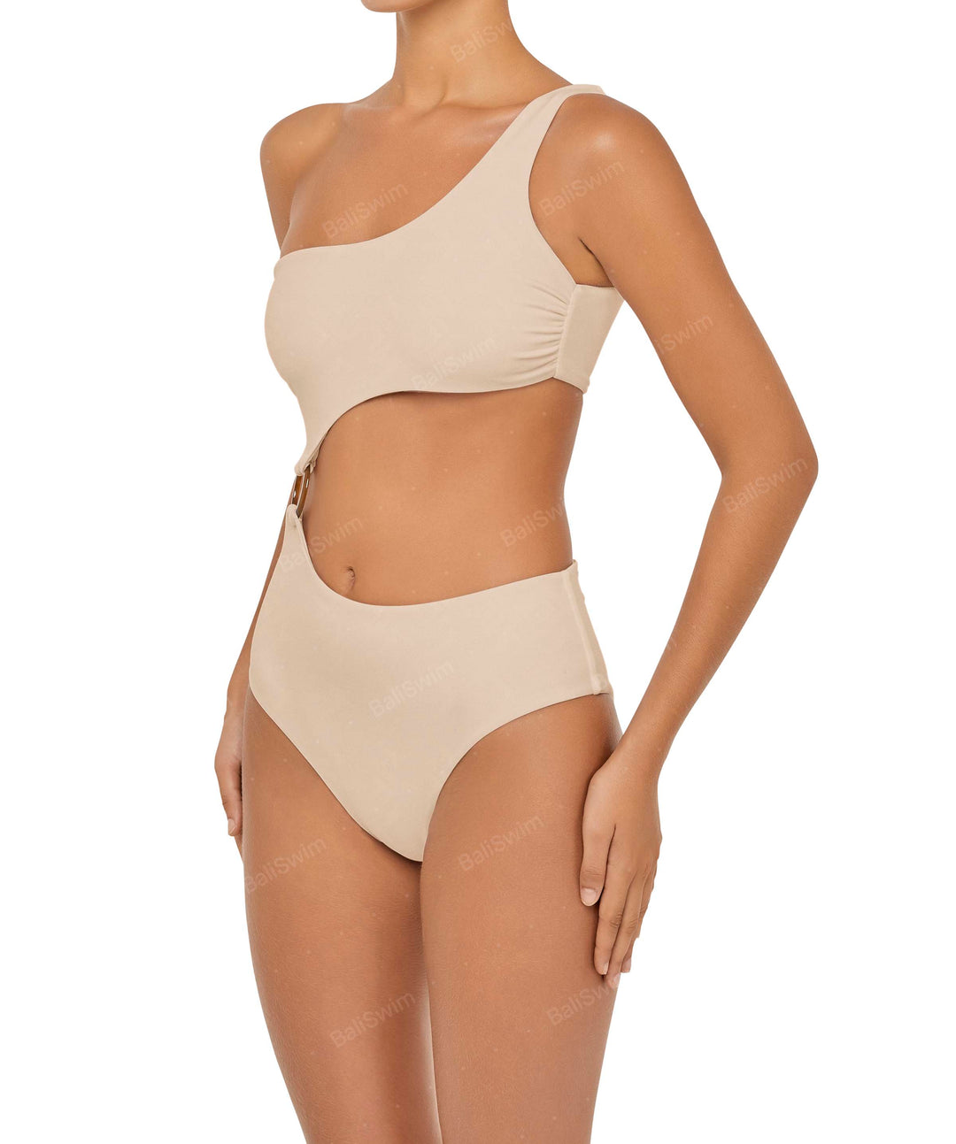 BSWS-S51 Asymmetrical Side Cutout O-Ring One Piece