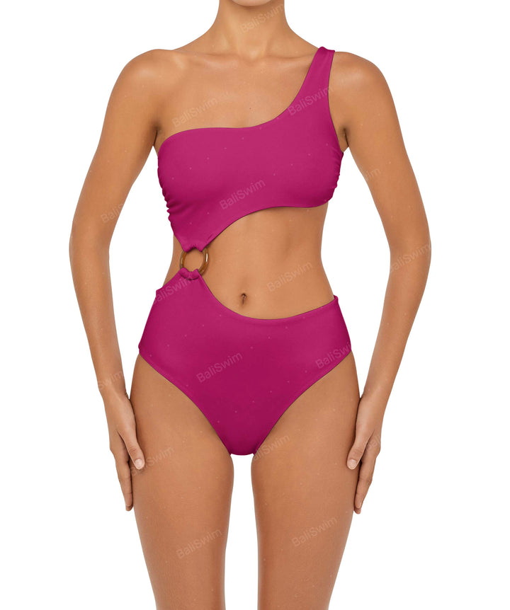BSWS-S51 Asymmetrical Side Cutout O-Ring One Piece