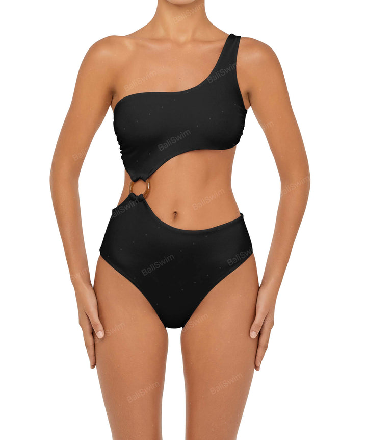 BSWS-S51 Asymmetrical Side Cutout O-Ring One Piece
