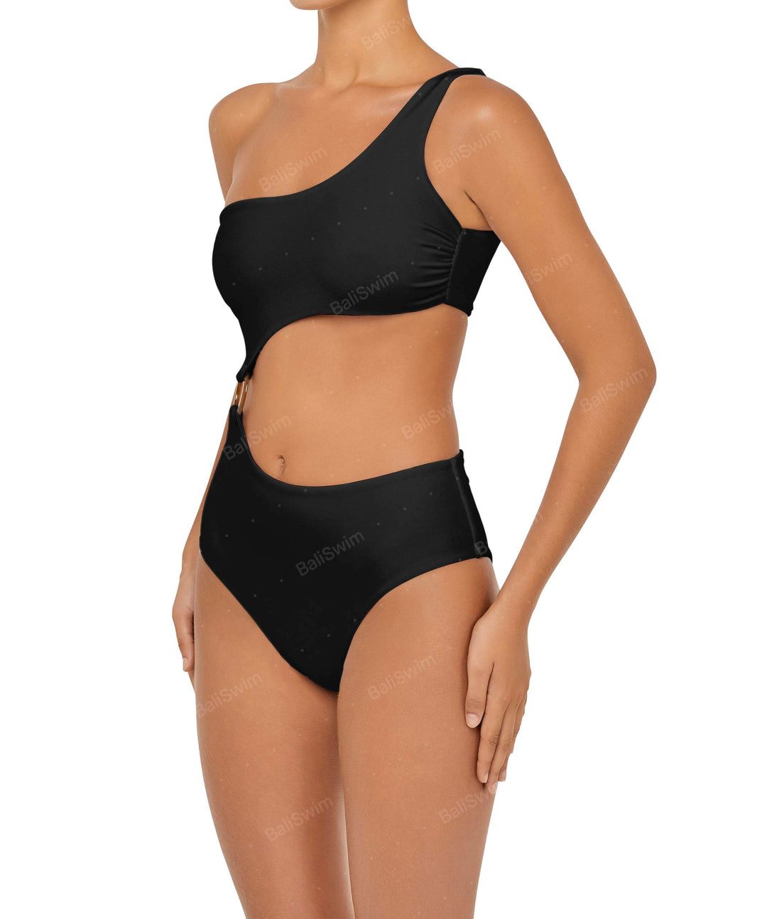 BSWS-S51 Asymmetrical Side Cutout O-Ring One Piece