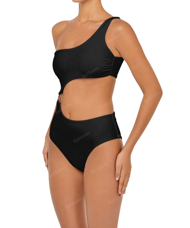 BSWS-S51 Asymmetrical Side Cutout O-Ring One Piece