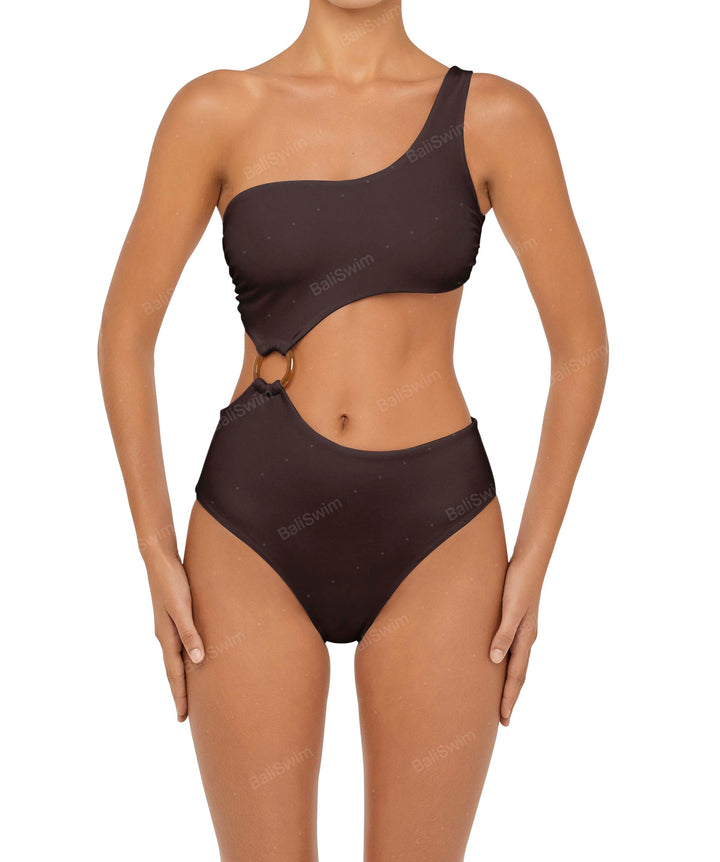 BSWS-S51 Asymmetrical Side Cutout O-Ring One Piece