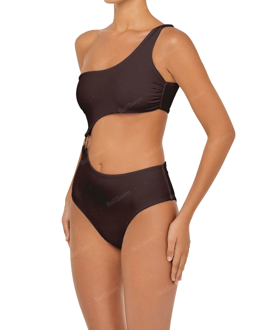 BSWS-S51 Asymmetrical Side Cutout O-Ring One Piece