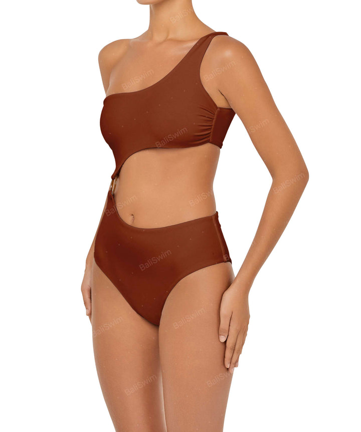 BSWS-S51 Asymmetrical Side Cutout O-Ring One Piece