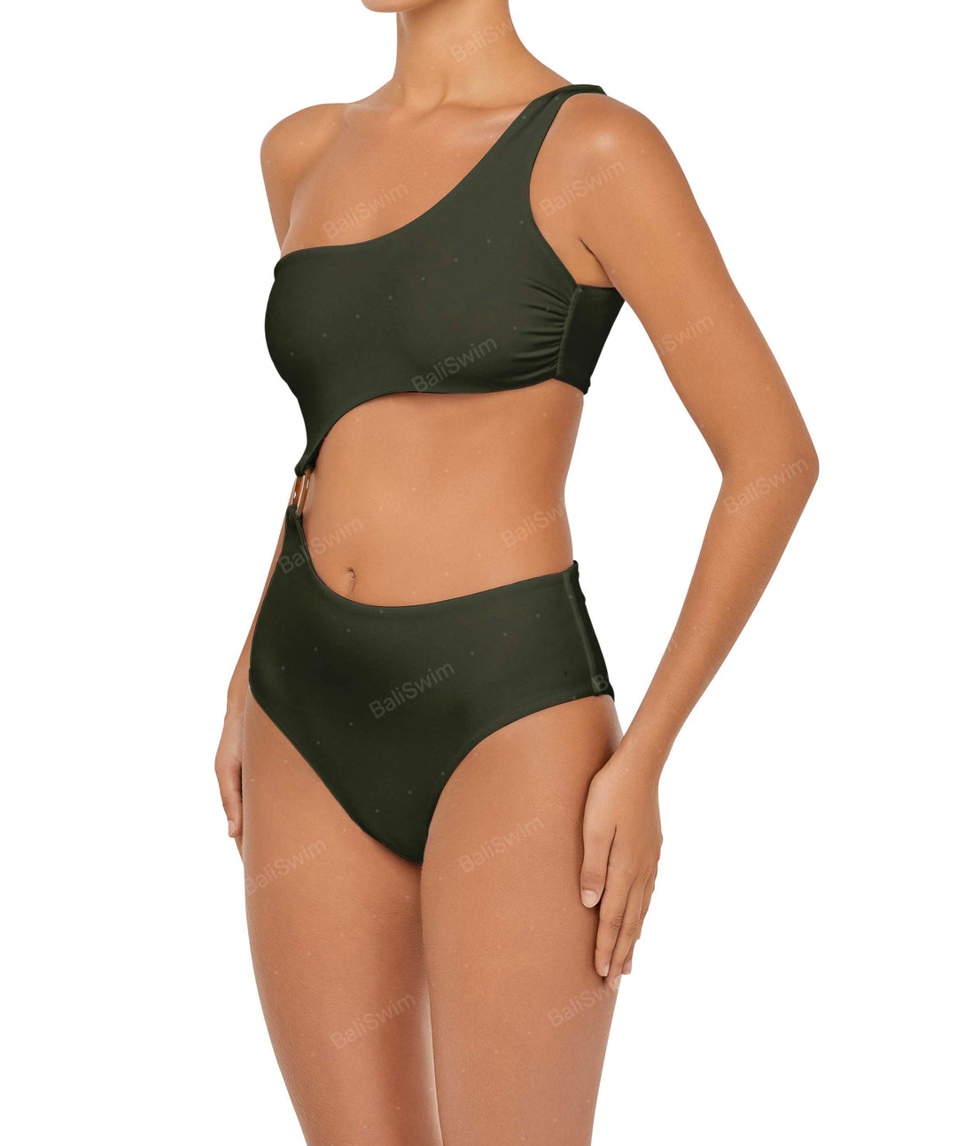 BSWS-S51 Asymmetrical Side Cutout O-Ring One Piece