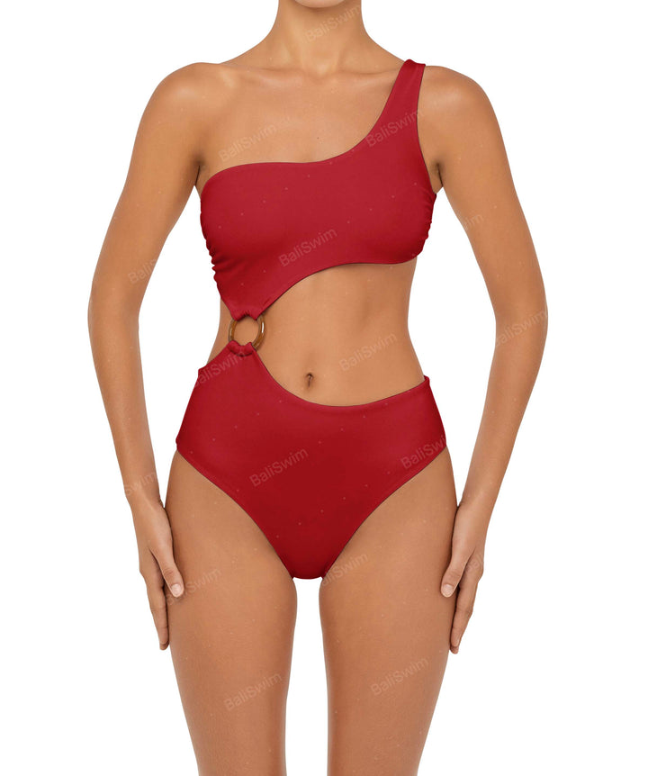 BSWS-S51 Asymmetrical Side Cutout O-Ring One Piece