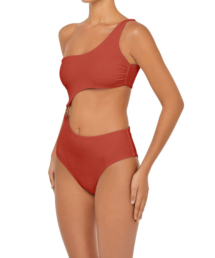 BSWS-S51 Asymmetrical Side Cutout O-Ring One Piece