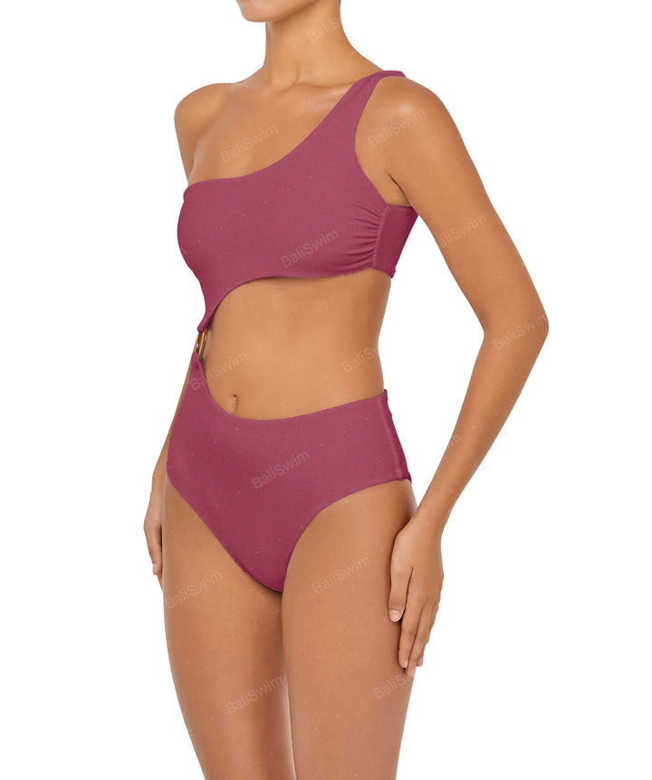 BSWS-S51 Asymmetrical Side Cutout O-Ring One Piece