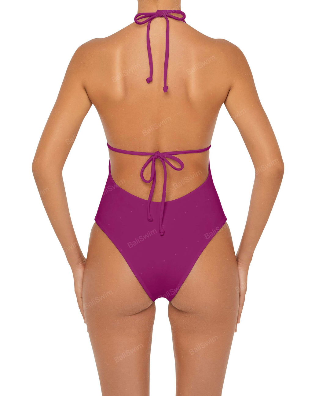 BSWS-S53 Plunge Neck Tunneled Underbust One Piece