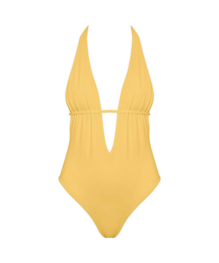 BSWS-S53 Plunge Neck Tunneled Underbust One Piece