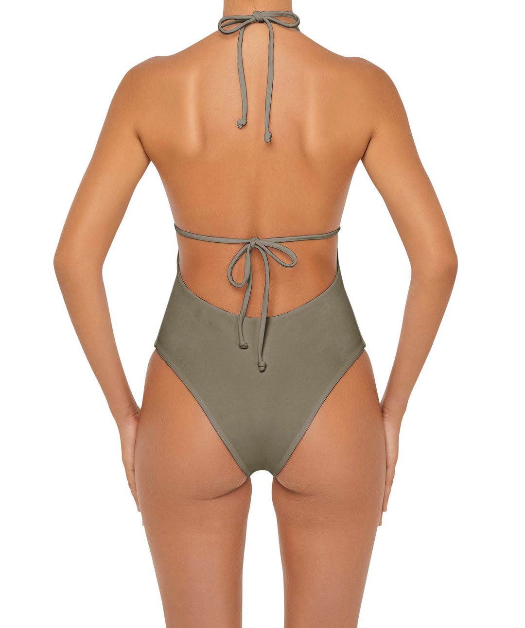BSWS-S53 Plunge Neck Tunneled Underbust One Piece