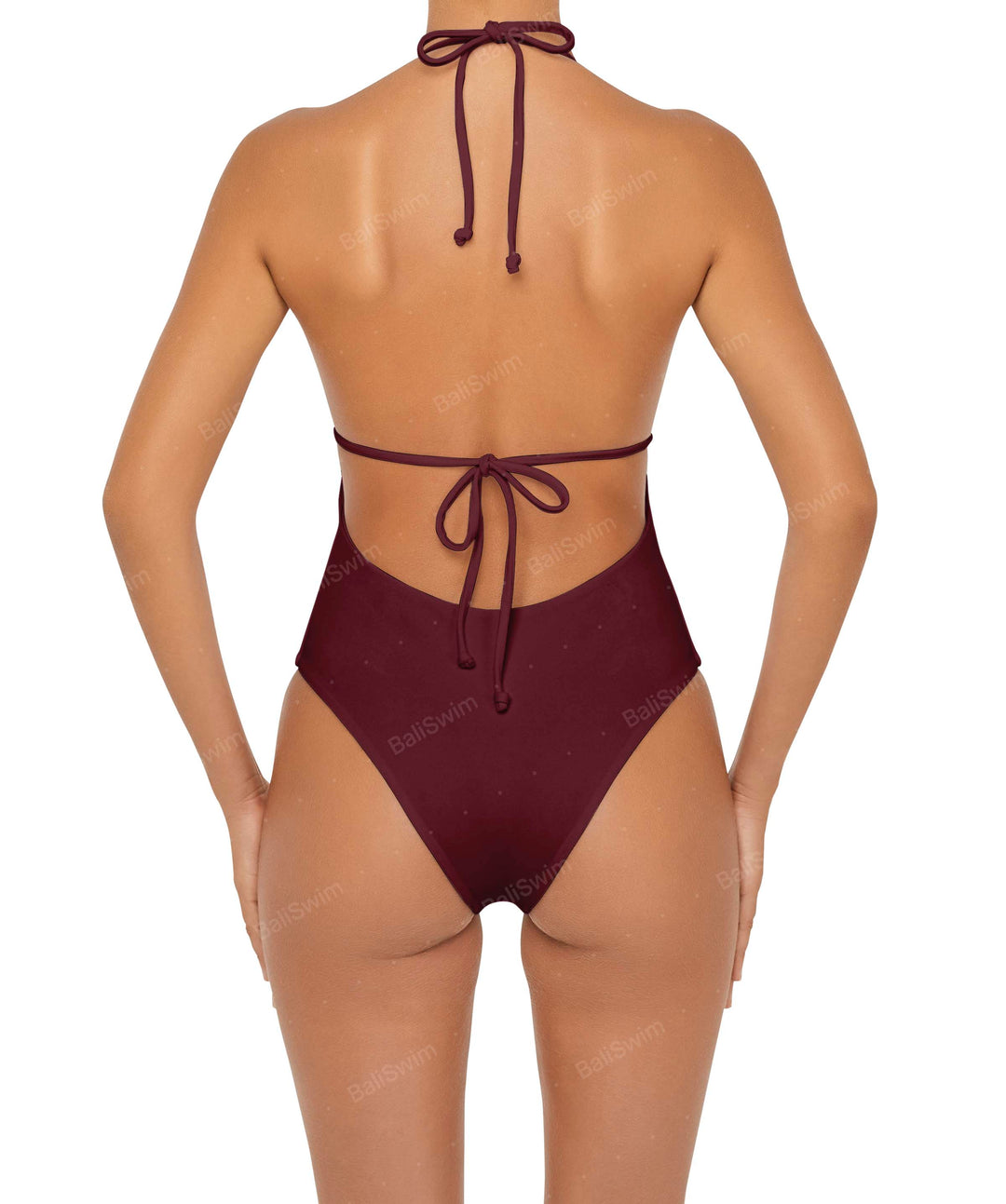 BSWS-S53 Plunge Neck Tunneled Underbust One Piece