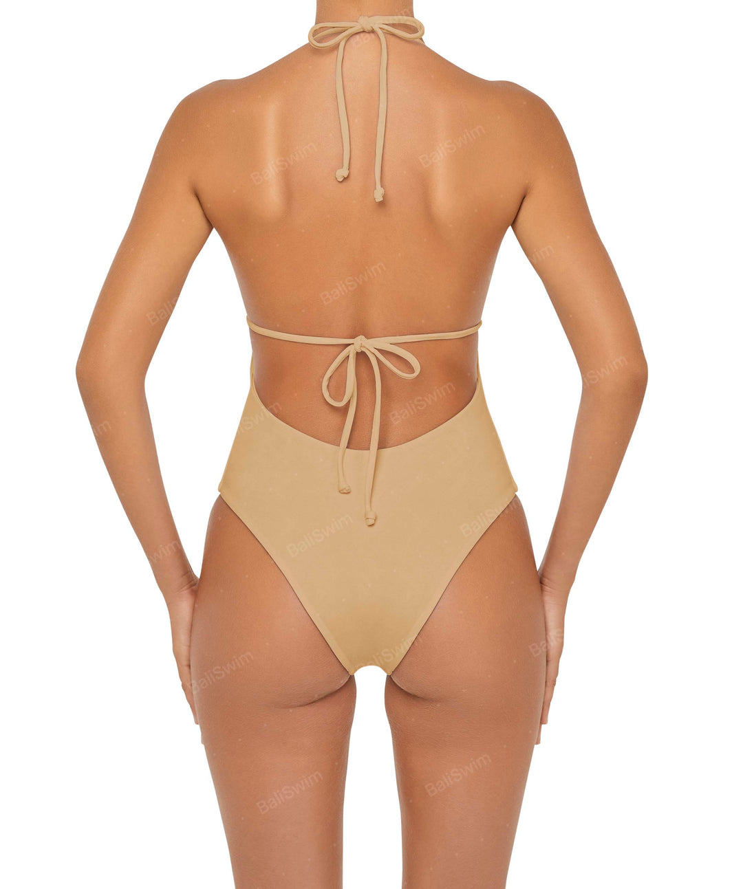 BSWS-S53 Plunge Neck Tunneled Underbust One Piece