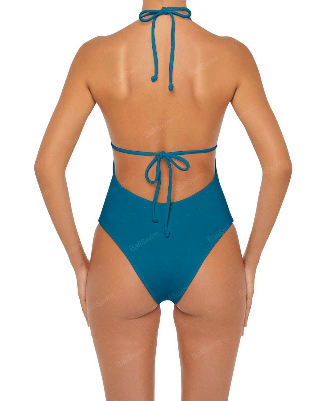 BSWS-S53 Plunge Neck Tunneled Underbust One Piece