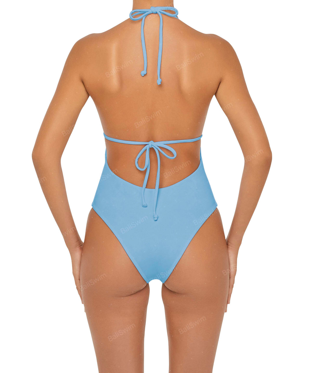 BSWS-S53 Plunge Neck Tunneled Underbust One Piece