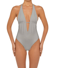 BSWS-S53 Plunge Neck Tunneled Underbust One Piece