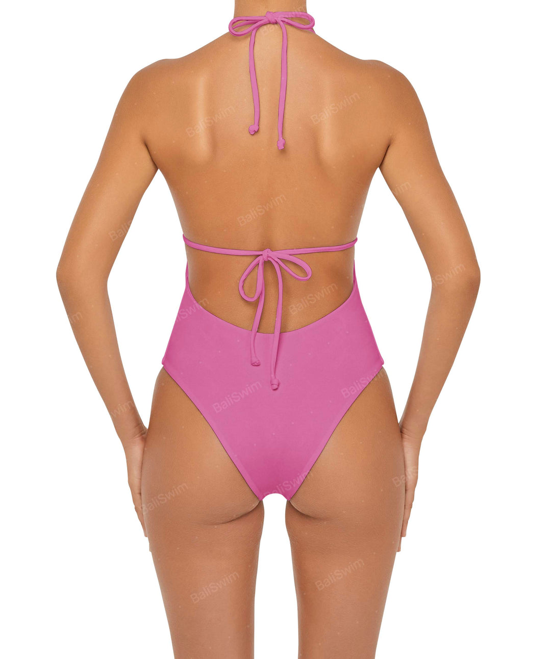 BSWS-S53 Plunge Neck Tunneled Underbust One Piece