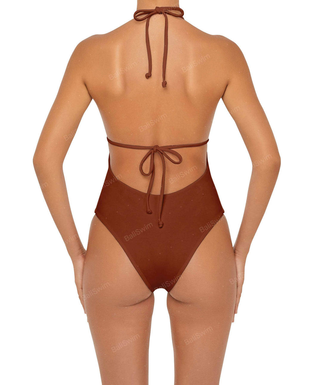 BSWS-S53 Plunge Neck Tunneled Underbust One Piece