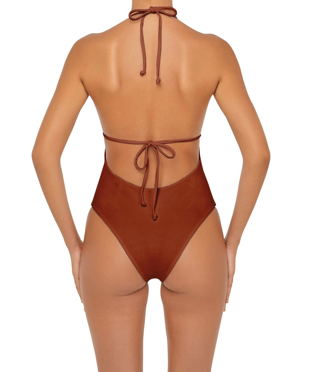 BSWS-S53 Plunge Neck Tunneled Underbust One Piece