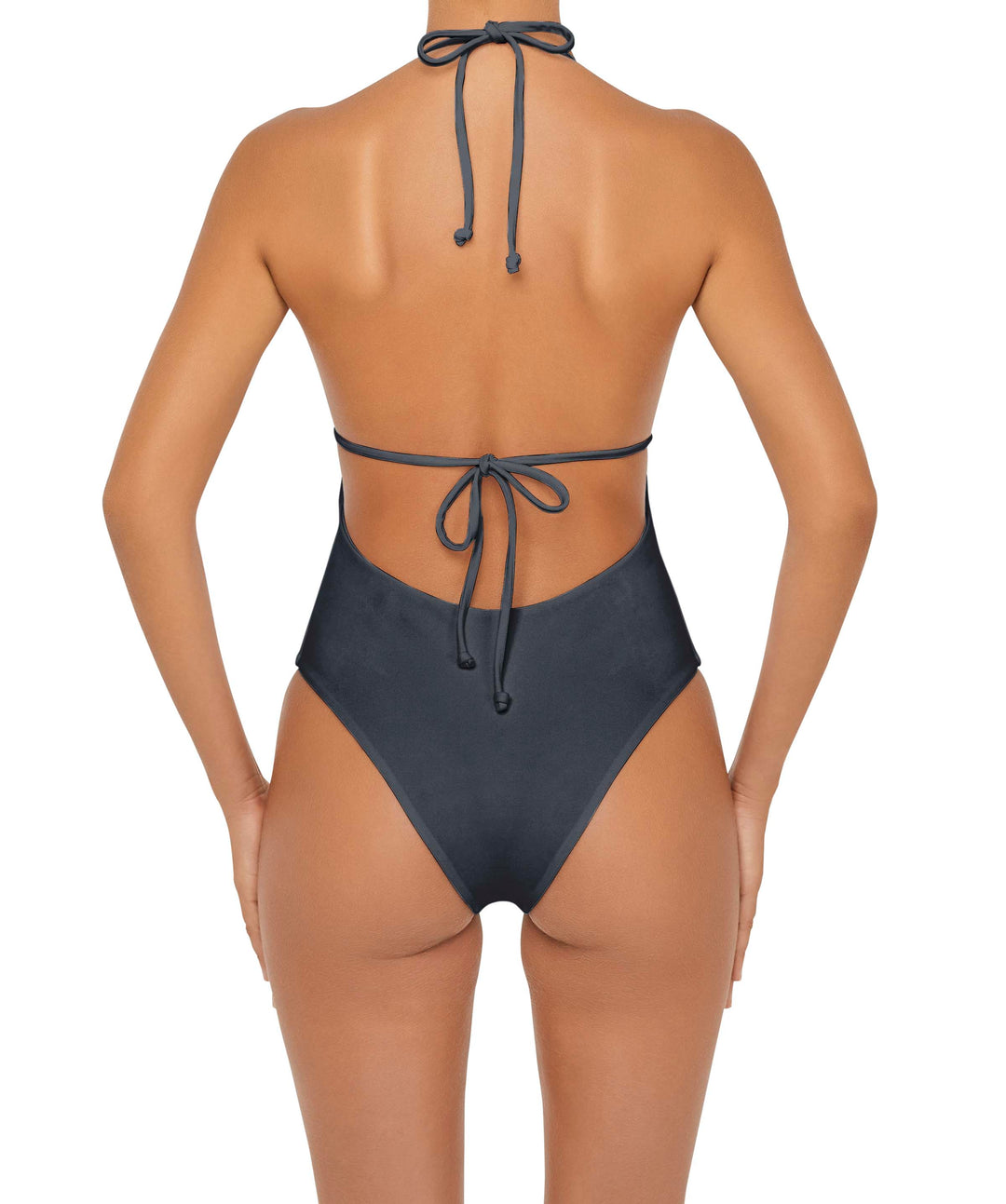 BSWS-S53 Plunge Neck Tunneled Underbust One Piece