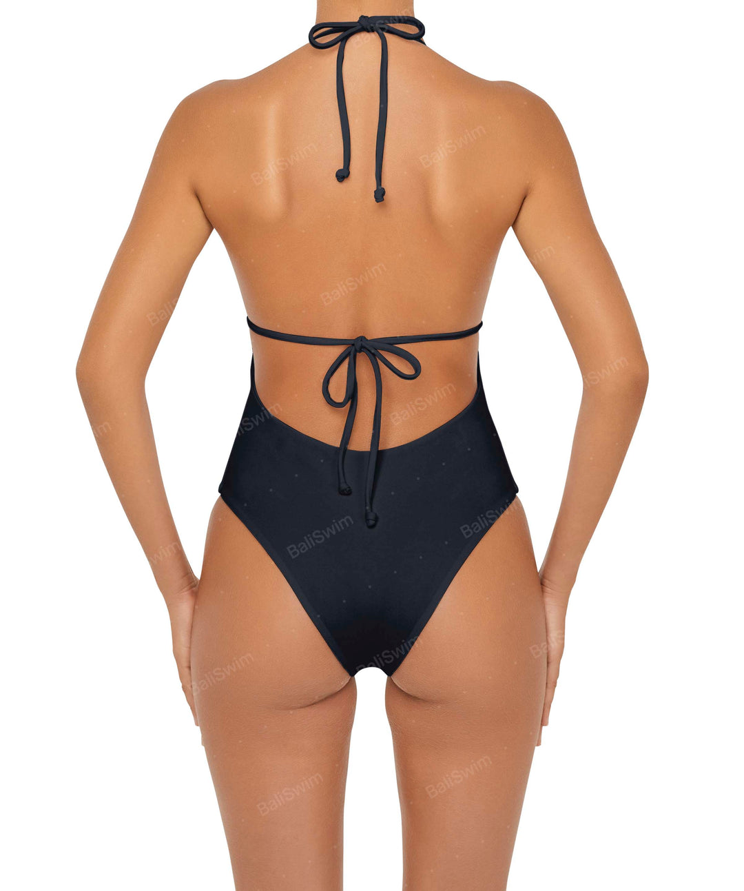 BSWS-S53 Plunge Neck Tunneled Underbust One Piece