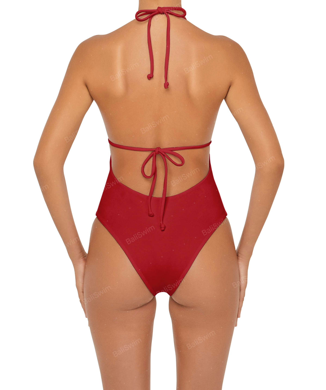 BSWS-S53 Plunge Neck Tunneled Underbust One Piece