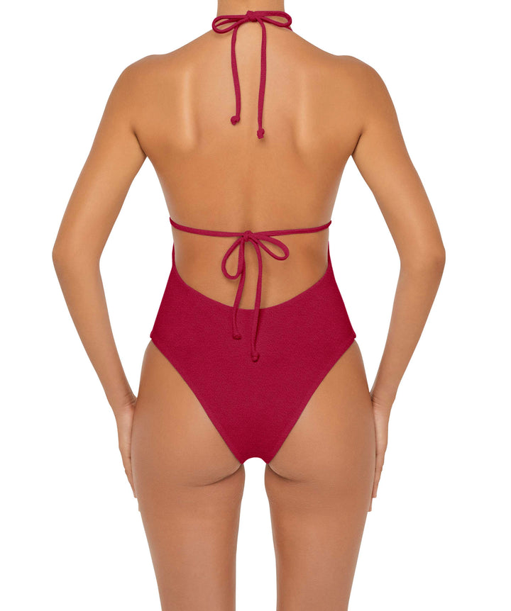 BSWS-S53 Plunge Neck Tunneled Underbust One Piece