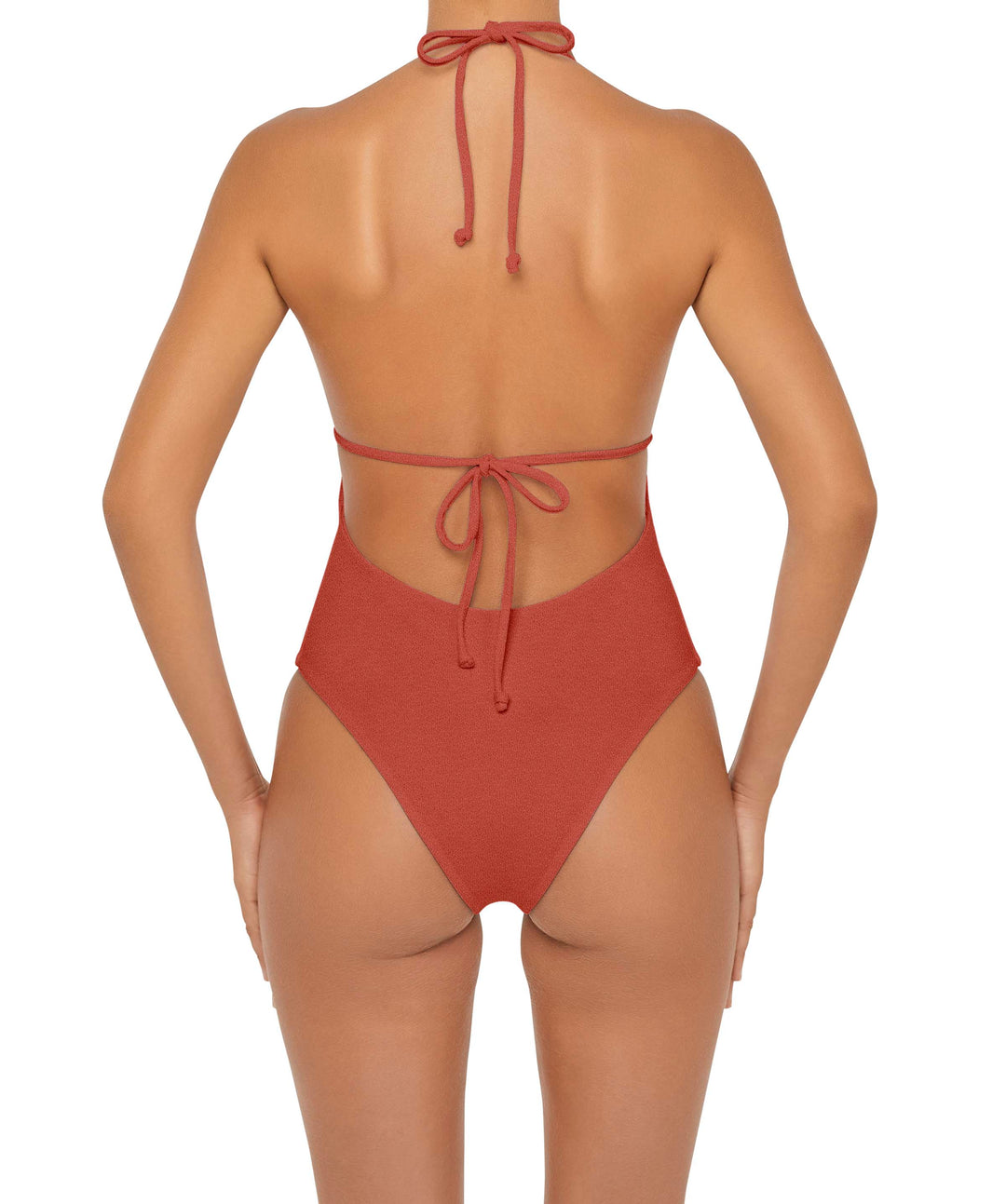 BSWS-S53 Plunge Neck Tunneled Underbust One Piece