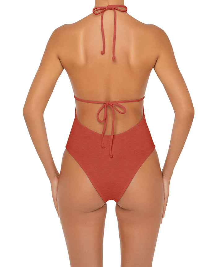 BSWS-S53 Plunge Neck Tunneled Underbust One Piece