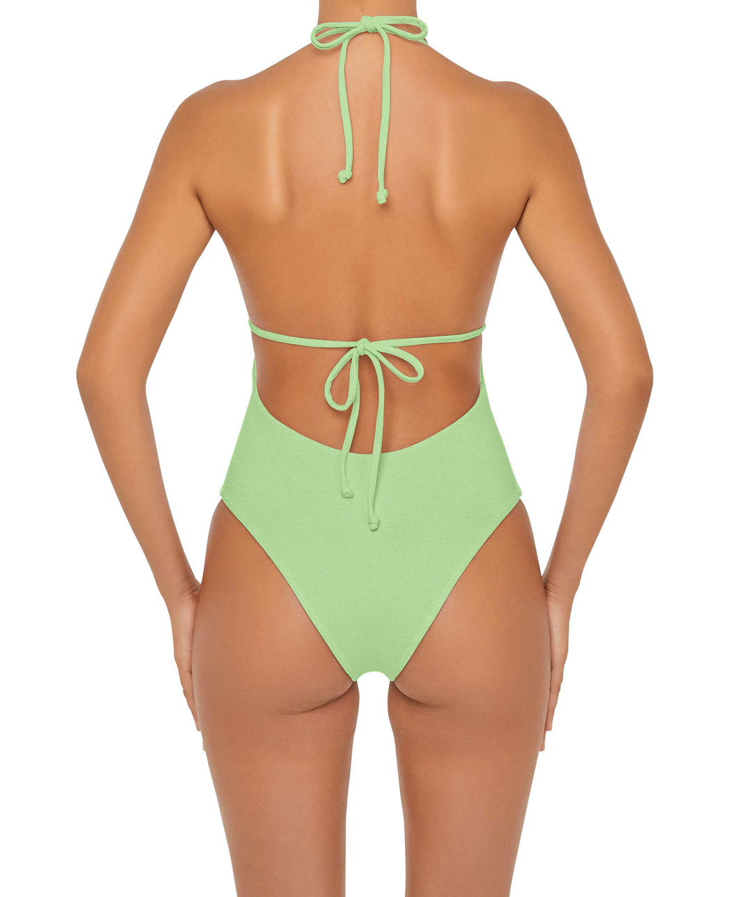 BSWS-S53 Plunge Neck Tunneled Underbust One Piece