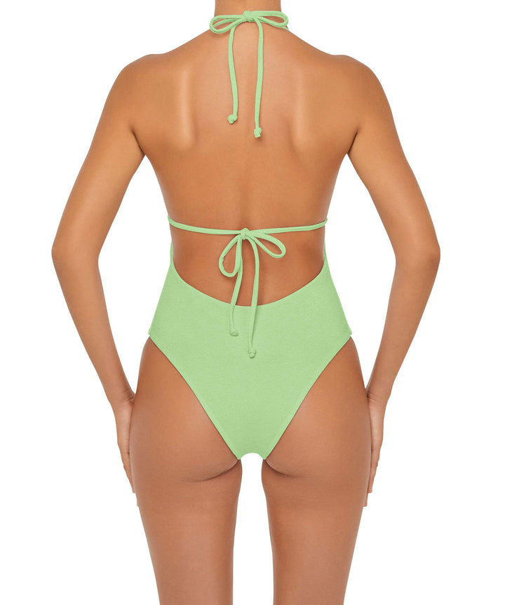BSWS-S53 Plunge Neck Tunneled Underbust One Piece