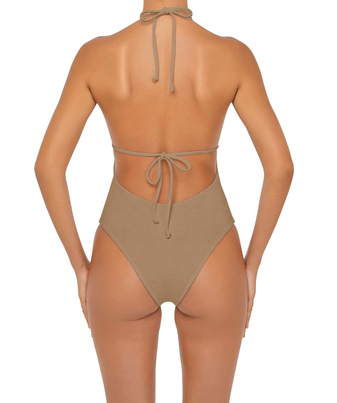 BSWS-S53 Plunge Neck Tunneled Underbust One Piece