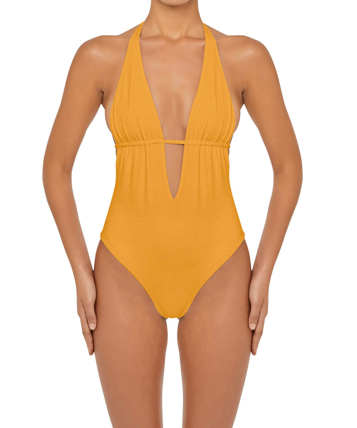 BSWS-S53 Plunge Neck Tunneled Underbust One Piece