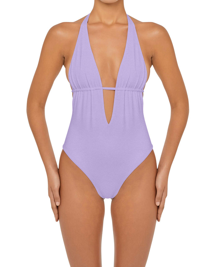 BSWS-S53 Plunge Neck Tunneled Underbust One Piece