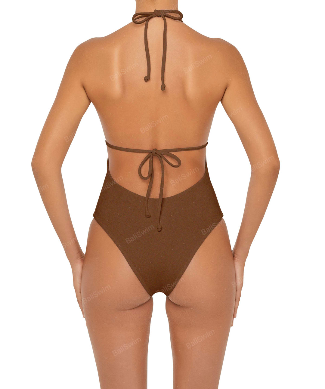 BSWS-S53 Plunge Neck Tunneled Underbust One Piece