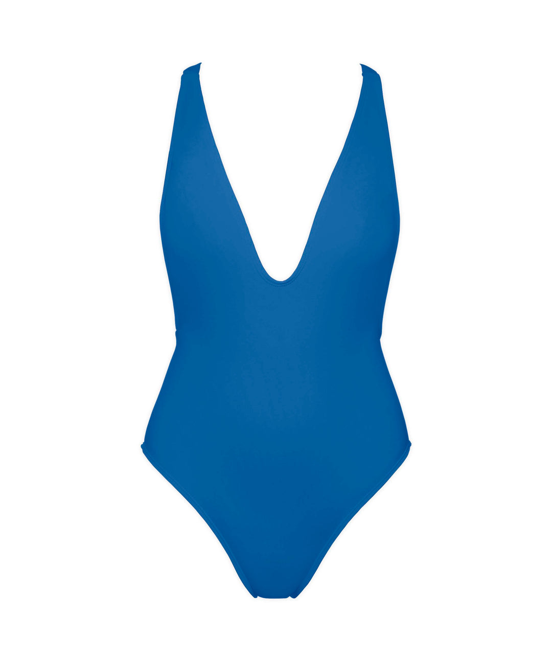 BSWS-S54 Plunge Neck Criss Cross One Piece
