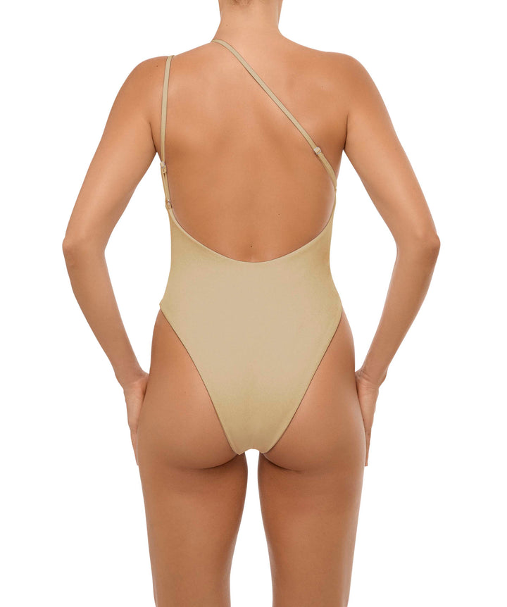BSWS-S57 Asymmetrical Deep Side Cutout One Piece
