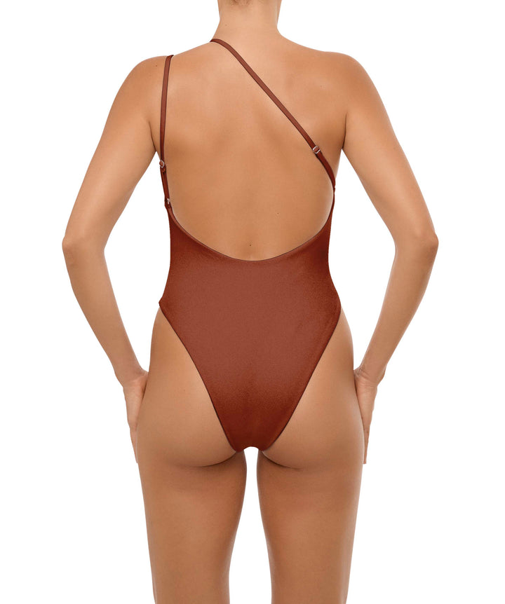 BSWS-S57 Asymmetrical Deep Side Cutout One Piece