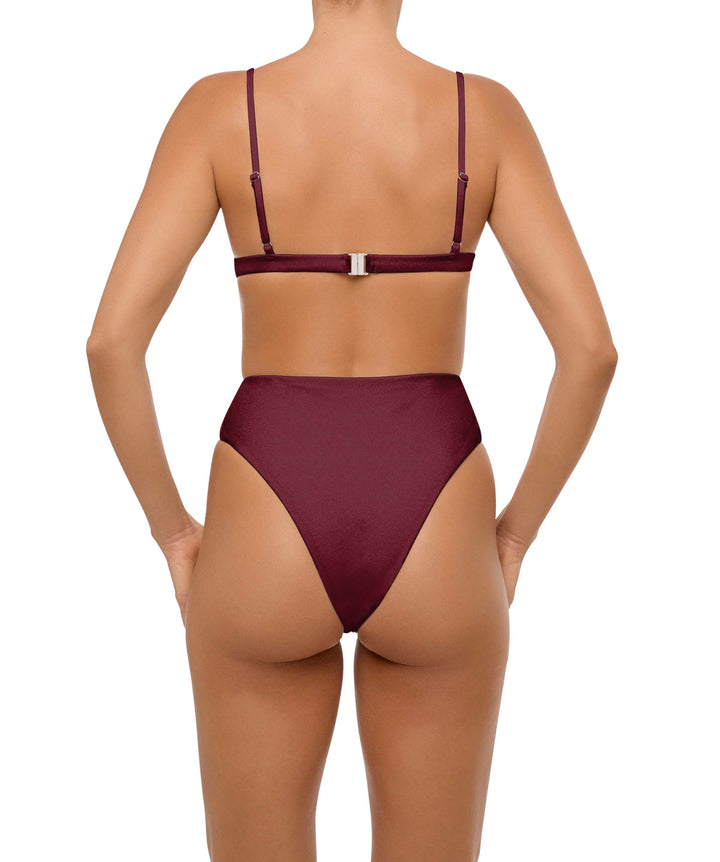 BSWS-S58 Wrap Around Twisted One Piece