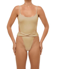 BSWS-S58 Wrap Around Twisted One Piece