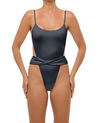 BSWS-S58 Wrap Around Twisted One Piece