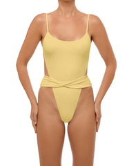 BSWS-S58 Wrap Around Twisted One Piece