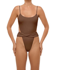 BSWS-S58 Wrap Around Twisted One Piece
