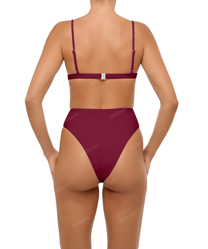 BSWS-S58 Wrap Around Twisted One Piece