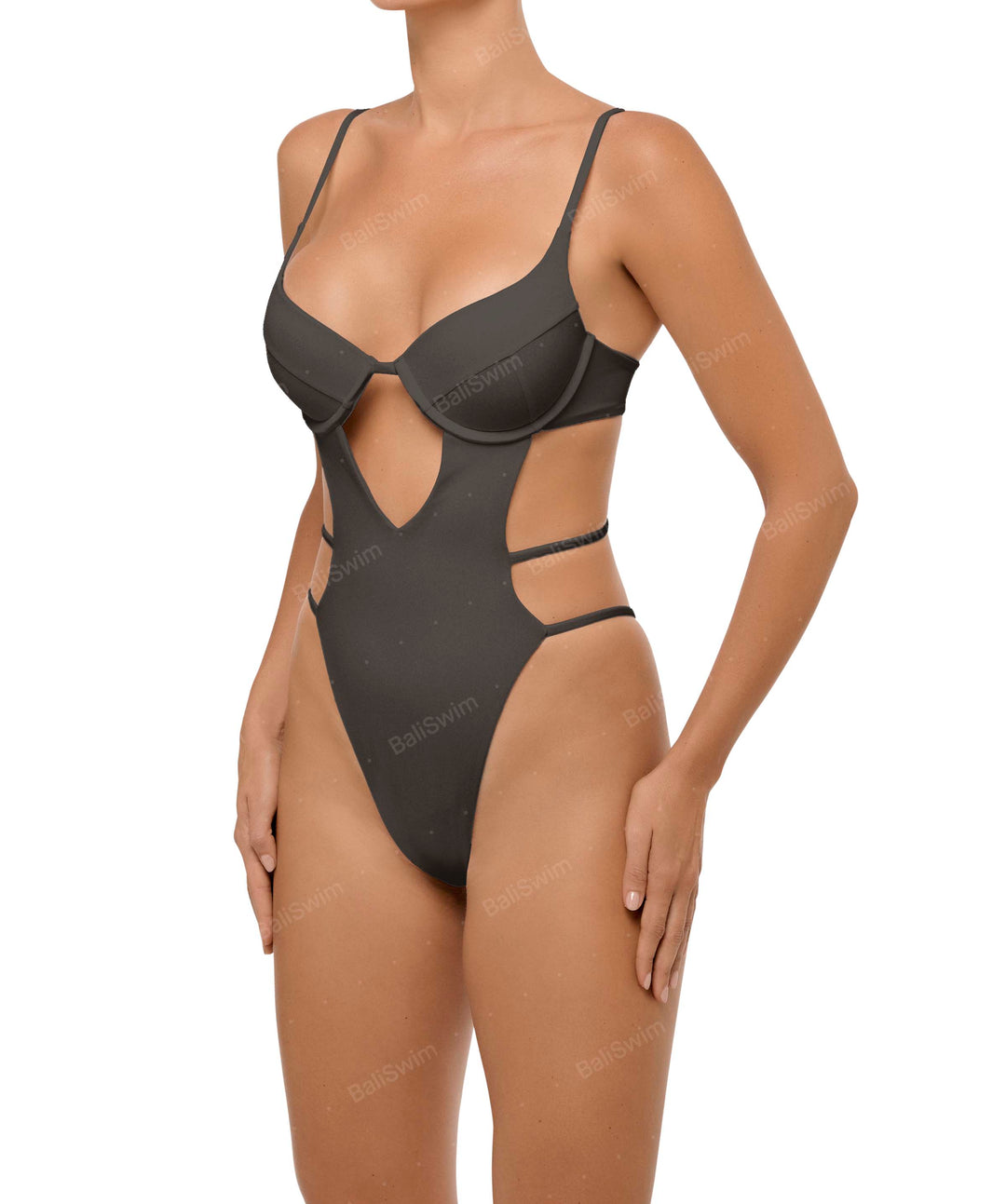 BSWS-S63 V-underwired CutOut One Piece
