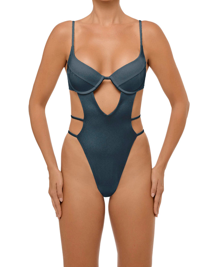 BSWS-S63 V-underwired CutOut One Piece